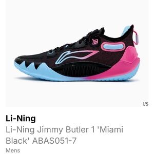 Li-Ning Jimmy Butler 1 'Miami Black' Sneakers